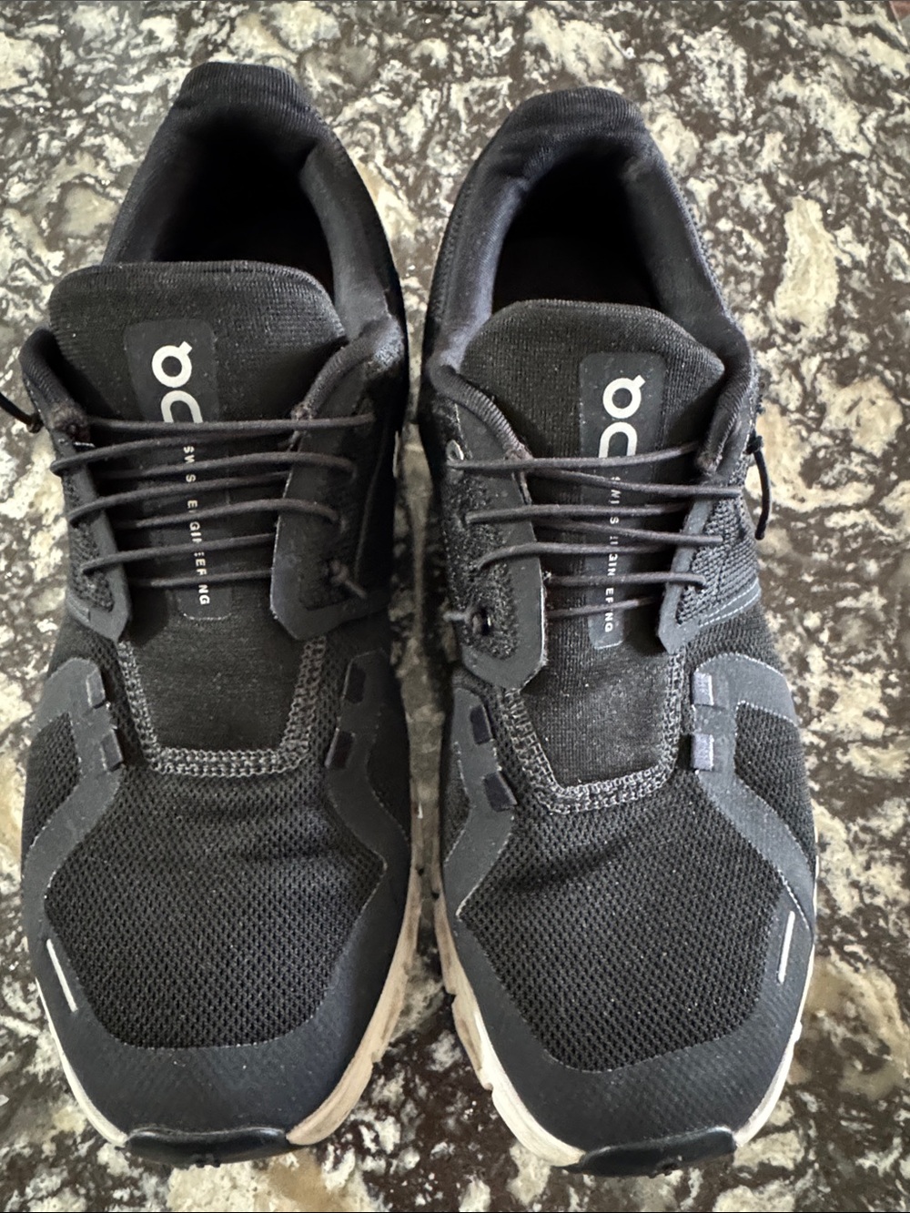 On Running Women’s Black Mesh Lace-Up Sneakers